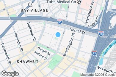 Map image of the property - 1661-1663 Washington St. Unit 602