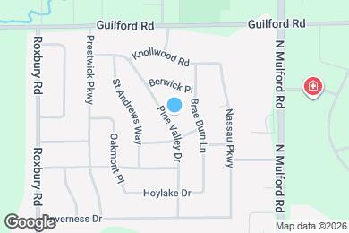 Map image of the property - 1011 Pine Valley Dr