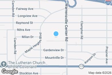 Map image of the property - 20101 Clare Ave