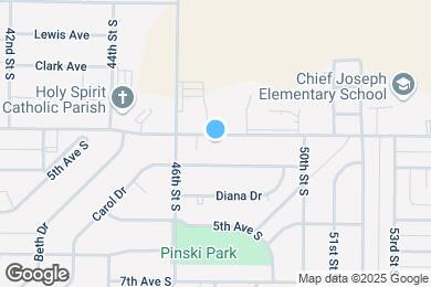 Map image of the property - 4620 3rd Ave S