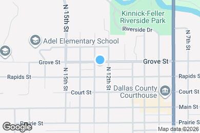 Map image of the property - 1215 Grove St