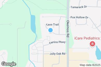 Map image of the property - 2329 Coyote Creek Dr