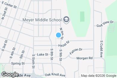 Map image of the property - 115 N 9th St