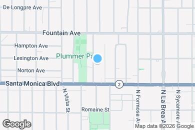 Map image of the property - 1146 N Fuller Ave