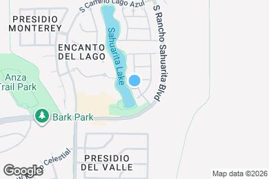 Map image of the property - 15400 S Camino Agua Azul