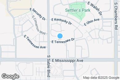 Map image of the property - 992 S Dearborn Way