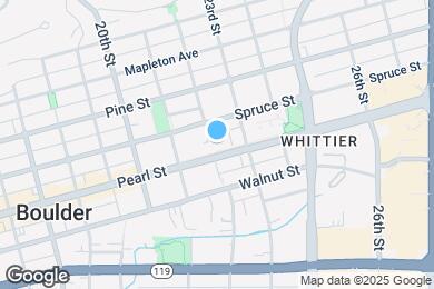 Map image of the property - 2201 Pearl St