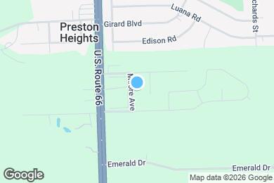 Map image of the property - 1910 Moore Ave