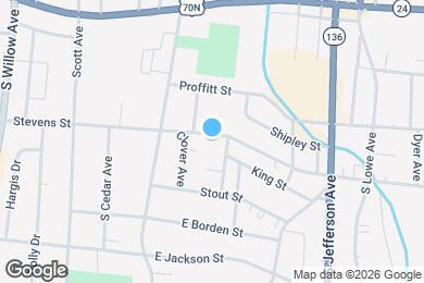 Map image of the property - 61 E Stevens St