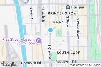 Map image of the property - 871 S Clark St