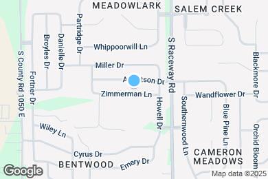 Map image of the property - 10872 Zimmerman Ln
