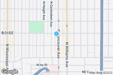 Map image of the property - 3809 N Vancouver Ave