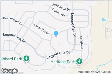 Map image of the property - 1131 White Stone Way