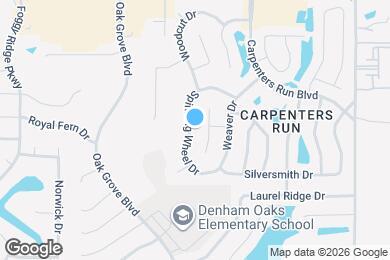 Map image of the property - 1620 Spinning Wheel Dr
