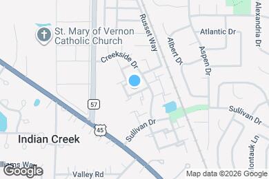 Map image of the property - 420 Tanglewood Ct
