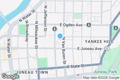 Map image of the property - 1237 N Van Buren St