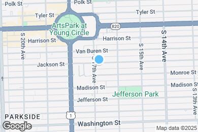 Map image of the property - 1650 Jackson St