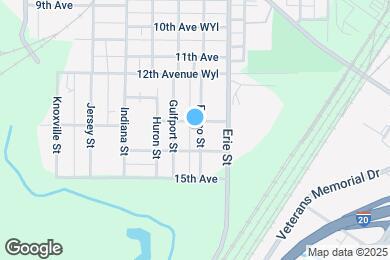 Map image of the property - 1302 Frisco St