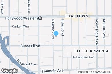 Map image of the property - Serrano Apartments