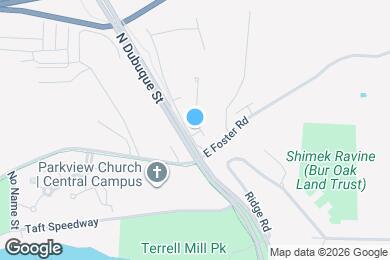 Map image of the property - 1838 N Dubuque St