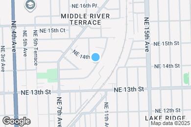 Map image of the property - 1006 NE 14th Pl