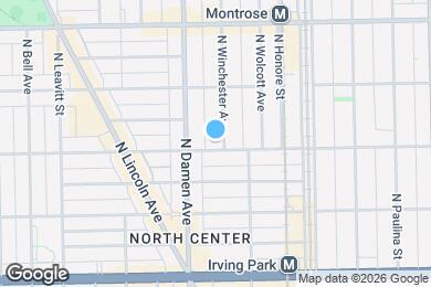 Map image of the property - 4202 N Winchester Ave