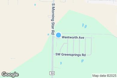 Map image of the property - 3109 SW Wentworth Ave