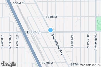 Map image of the property - 3500 Minnehaha Ave