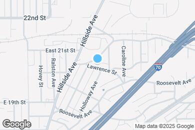 Map image of the property - 1918 Lawrence St