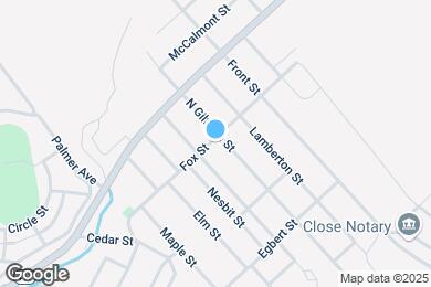 Map image of the property - 414 Fox St