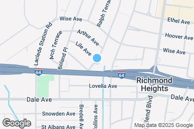 Map image of the property - 1256 Moorlands Dr