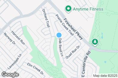 Map image of the property - 2033 Oak Bend Ln