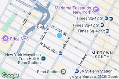 Map image of the property - 318 W 36th St.