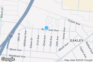 Map image of the property - 2905 Robertson Ave