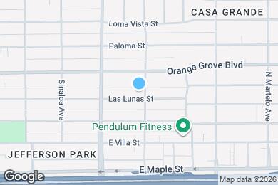Map image of the property - 1915 Las Lunas St