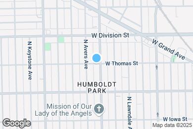 Map image of the property - 3803 W Thomas St