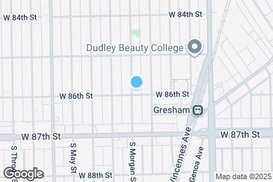 Map image of the property - 8557 S Morgan St