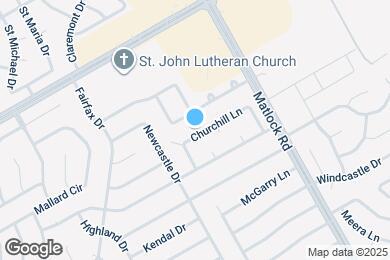 Map image of the property - 1621 Churchill Ln