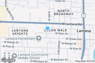 Map image of the property - 723 W Palm St