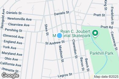 Map image of the property - 215 Madison St