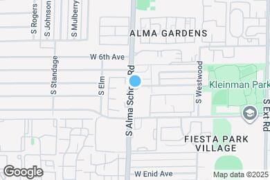 Map image of the property - 1159 W Drummer Ave