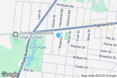 Map image of the property - 29 Roxbury St