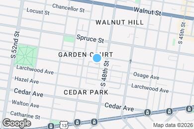Map image of the property - 4821 Osage Ave