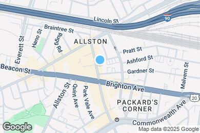 Map image of the property - 68 Harvard Ave