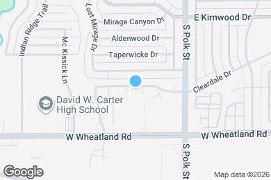 Map image of the property - 1256 Cleardale Dr