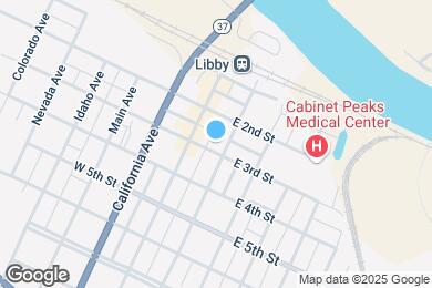 Map image of the property - 118 E 3rd St