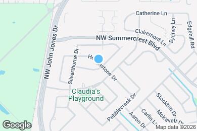 Map image of the property - 1301 Hearthstone Dr