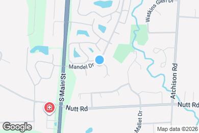 Map image of the property - 9862 Mandel Dr