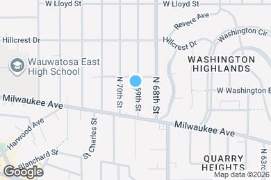 Map image of the property - 1715 N 69th St