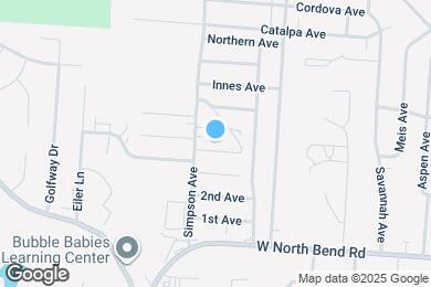 Map image of the property - 2048 4th Ave